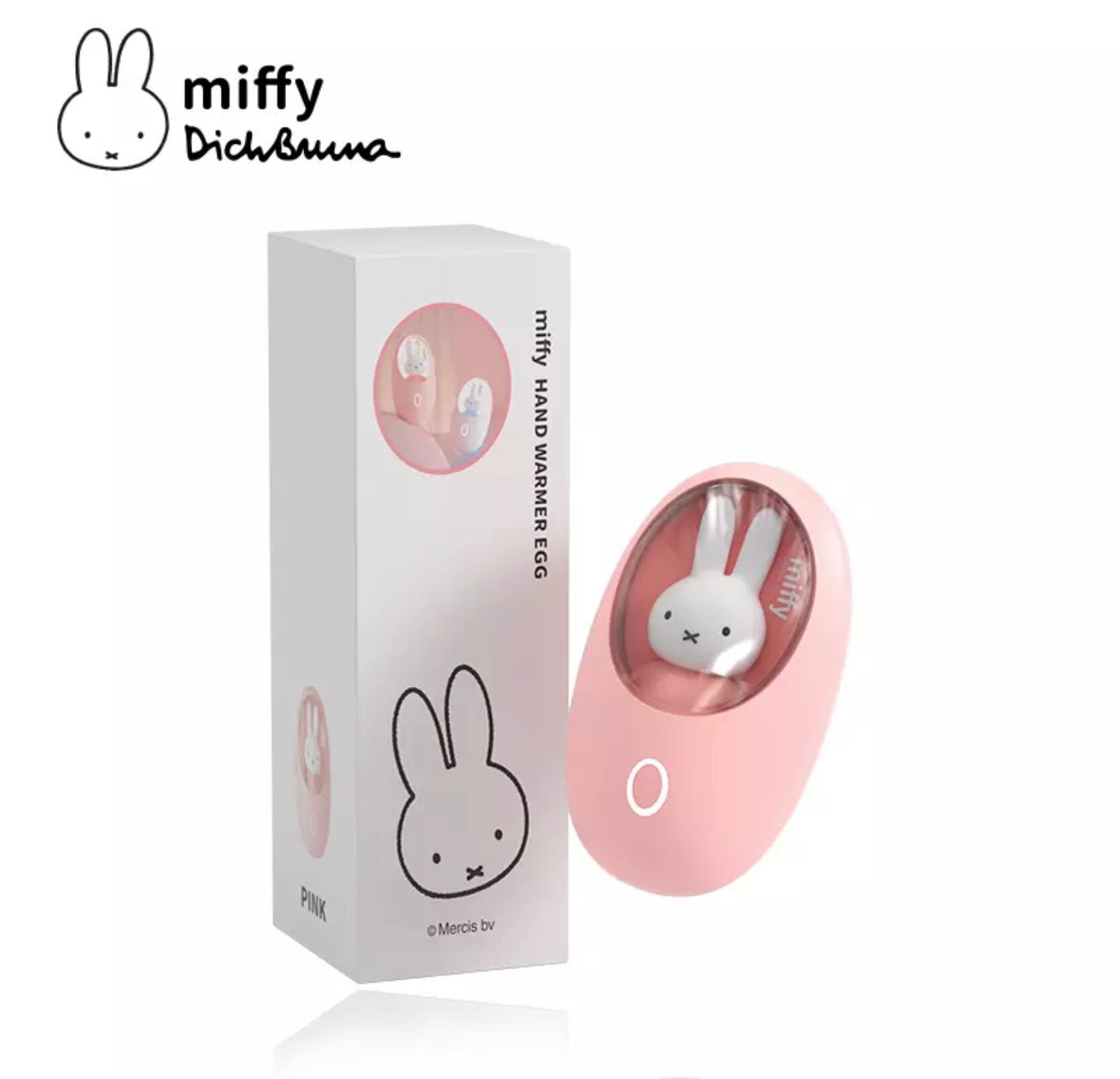 Miffy hand warmer 2色 ミッフィーちゃん ハンドウォーマー 充電式 ...