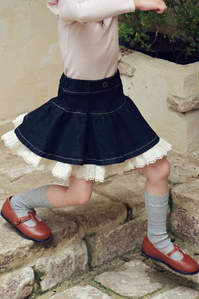※お洋服と同梱限定※【即納】<flo>  Florey knee socks