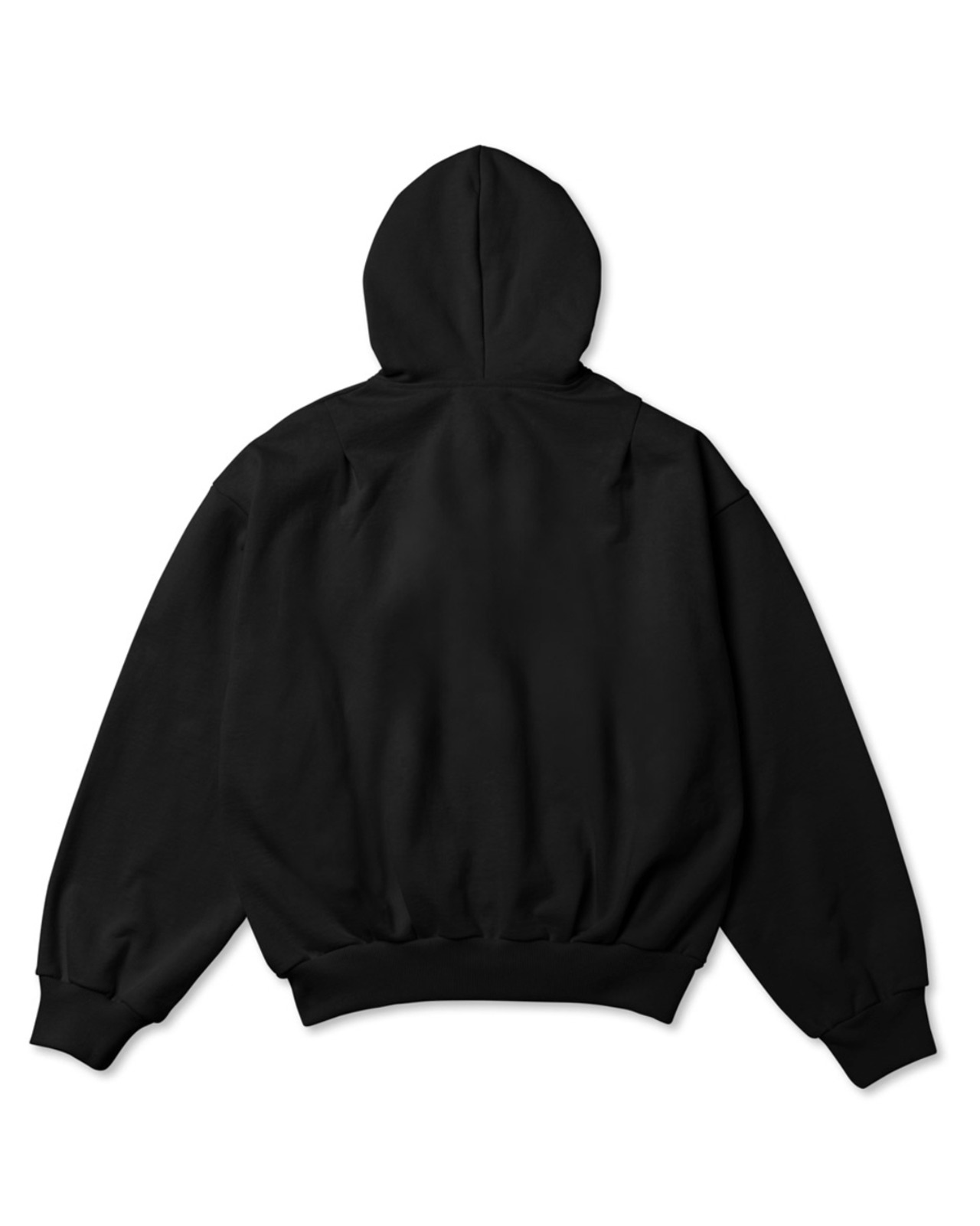 ROTOL "Solid Sweat Zip-up Hoodie 〔BLACK〕"