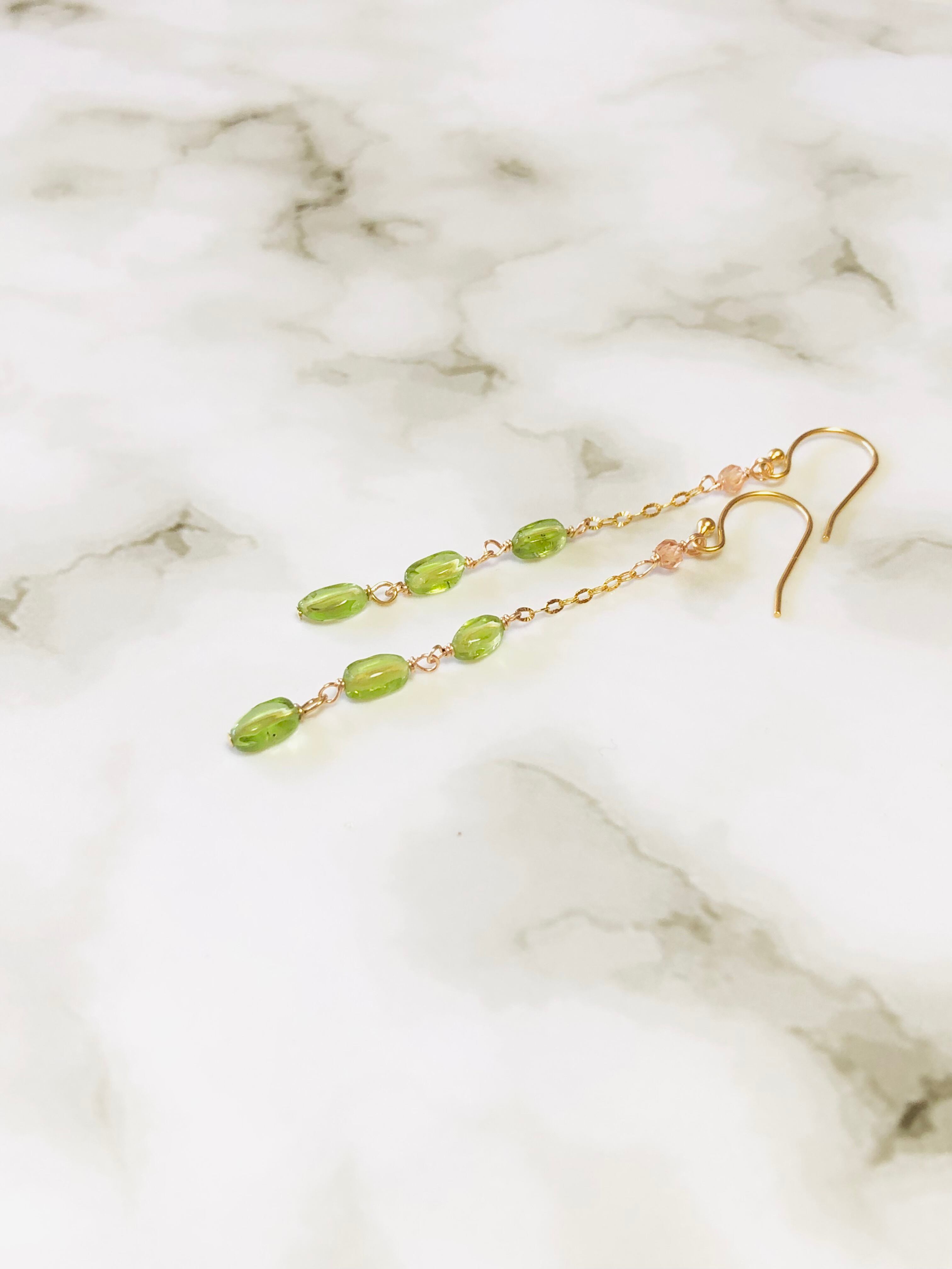 ペリドットピアス