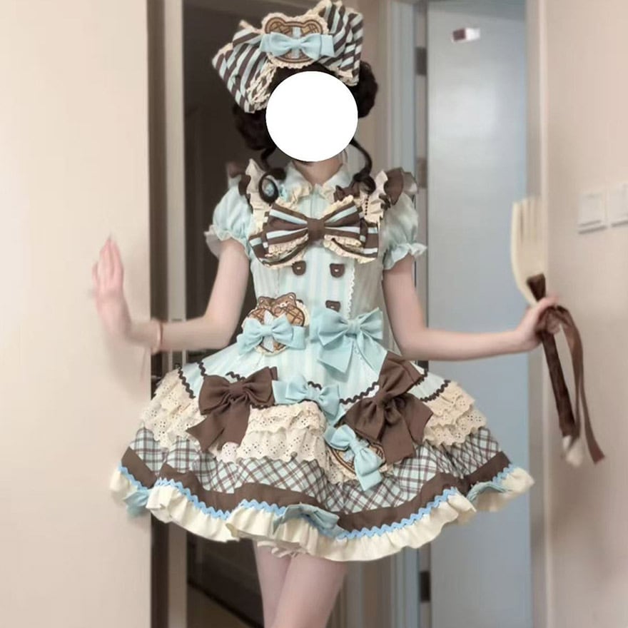 予約商品納期4か月】ゆめかわいい チョコミント カチューシャ ヘッド