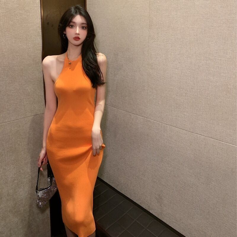 ホルタードレス ウェストスカート サマー 夏物 ピュア ブラックストロベリース92376024988