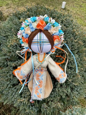 UA.Designer手作りモタンカ 25cm（ウクライナの御守り）