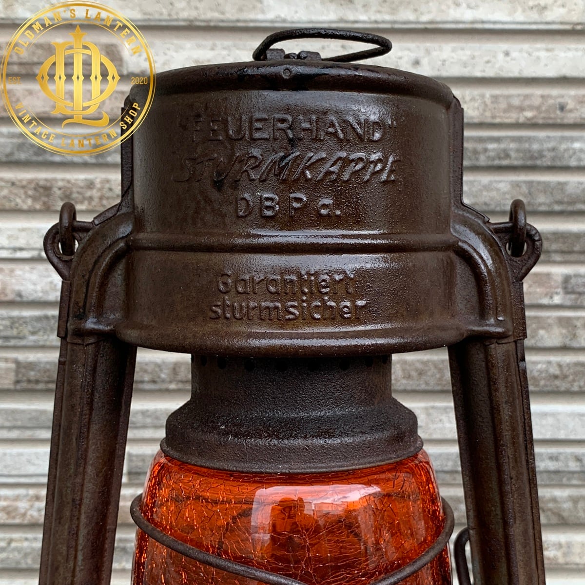 【ダブルエンボス】FEUERHAND 276 StK DBP.a クラックグラス 希少ダブルエンボス】FEUERHAND 276 StK DBP.a クラックグラス