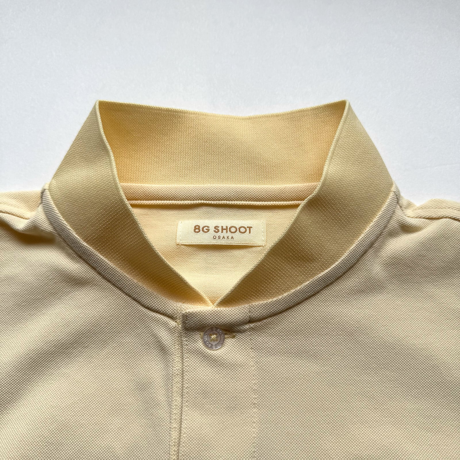 DRY HENRY NECK SHIRT -CREAM- | 8G SHOOT WEBSTORE