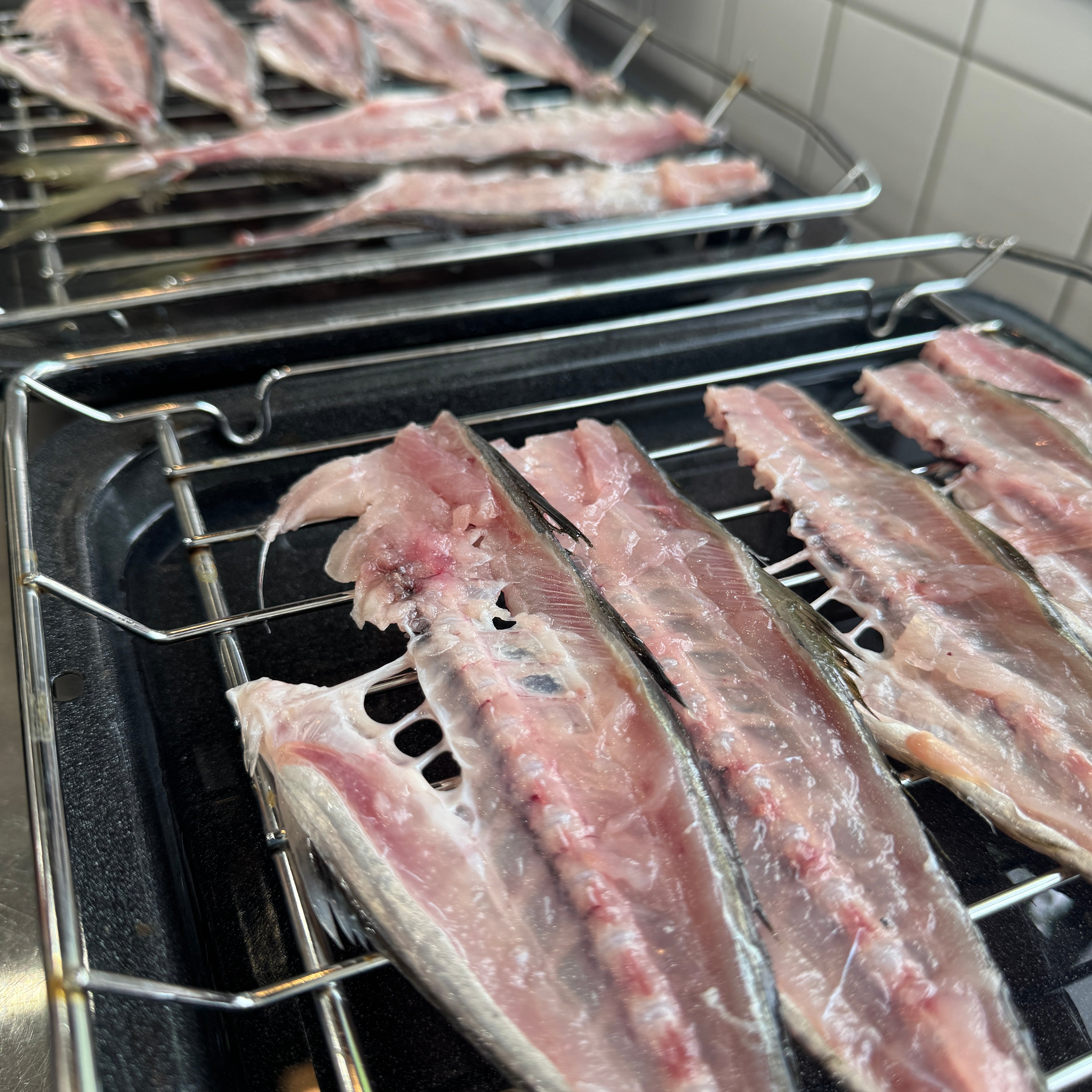 イワシとあじの焼きつみれ - きのこと野菜のすりながし -