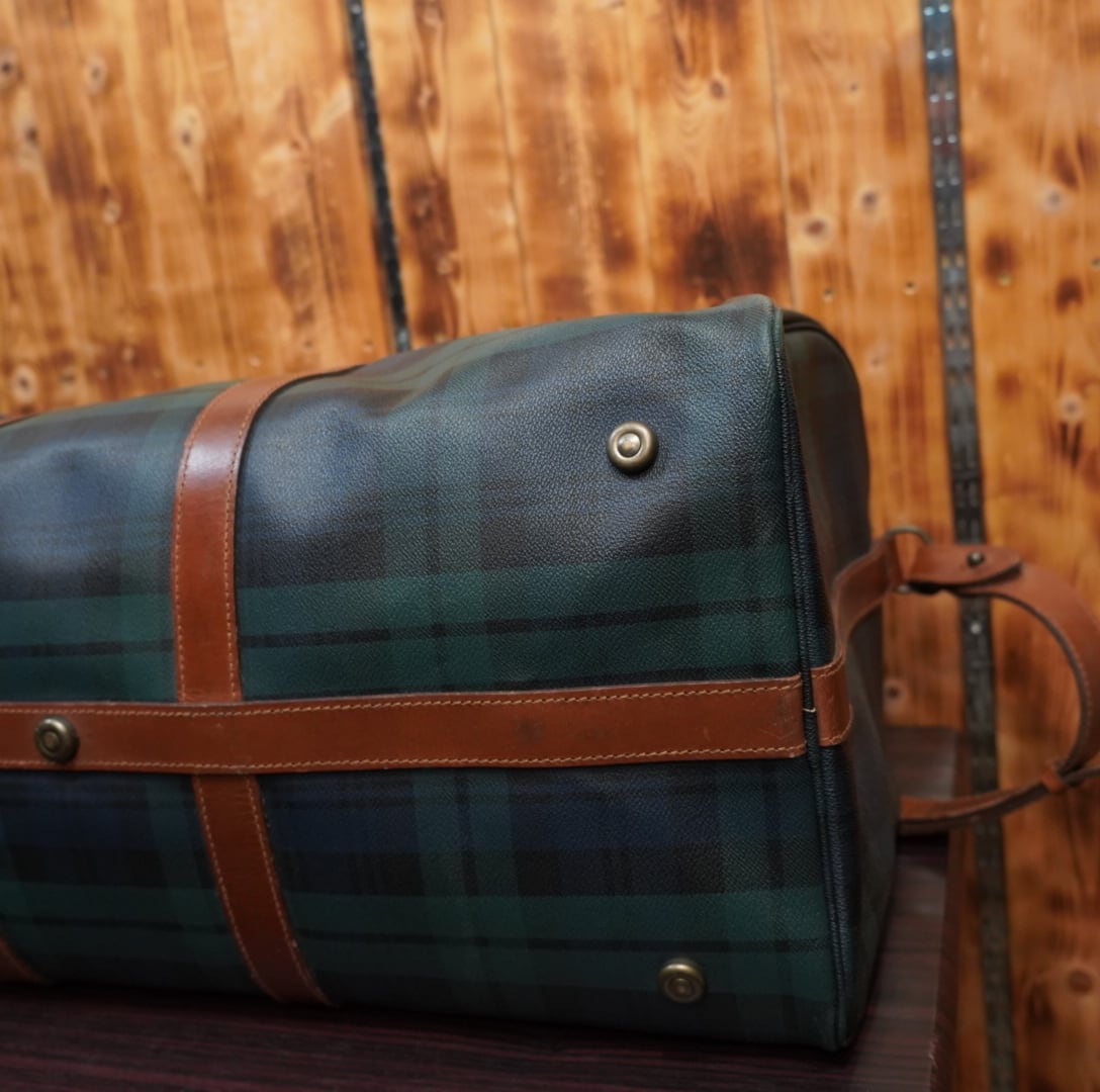 Ralph Lauren ブラックウォッチ ボストンバッグ ヴィンテージ レディース] ヴィンテージ ラルフローレン ボストンバッグ 2way