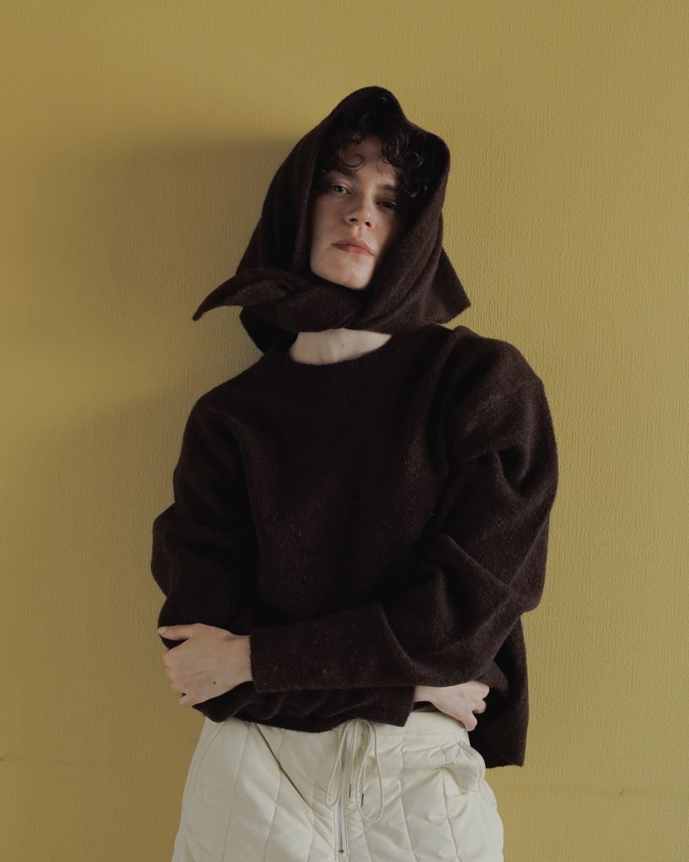 anuke 】Layered Scarf Knit | valance 福井｜レディース セレクト