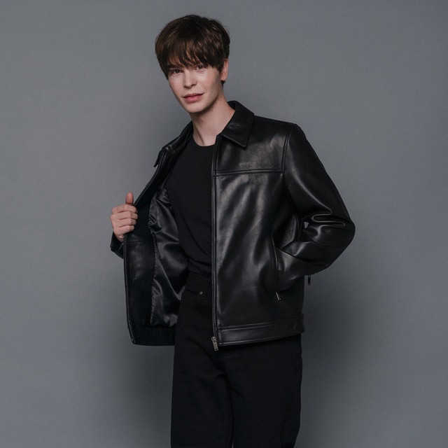 イタリア産ヘビーナッパ シングルライダース メンズ