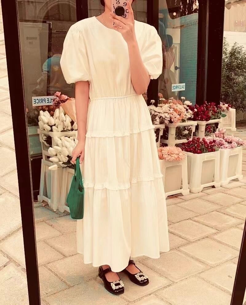 コットンワンピース　AJ22262-9168