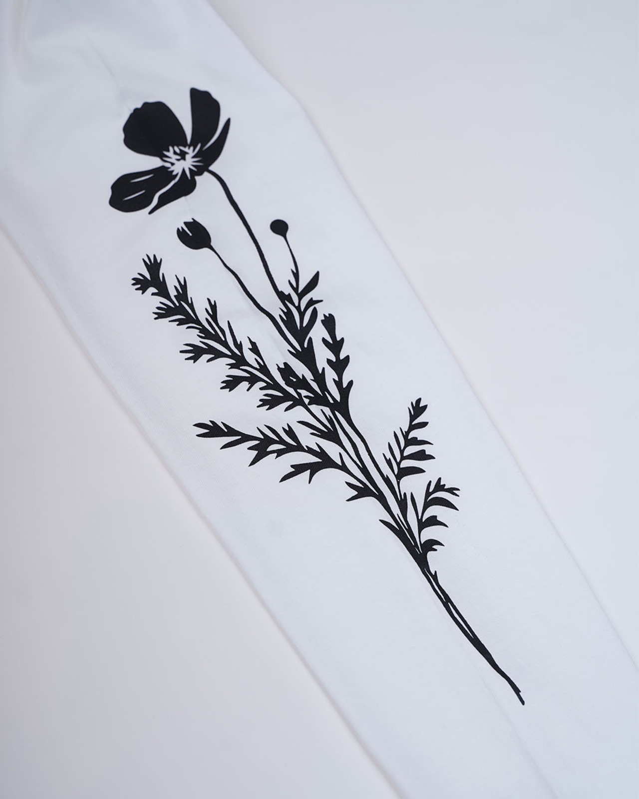 【#Re:room】ARM FLOWER PRINT LONG SLEEVE［REC927］