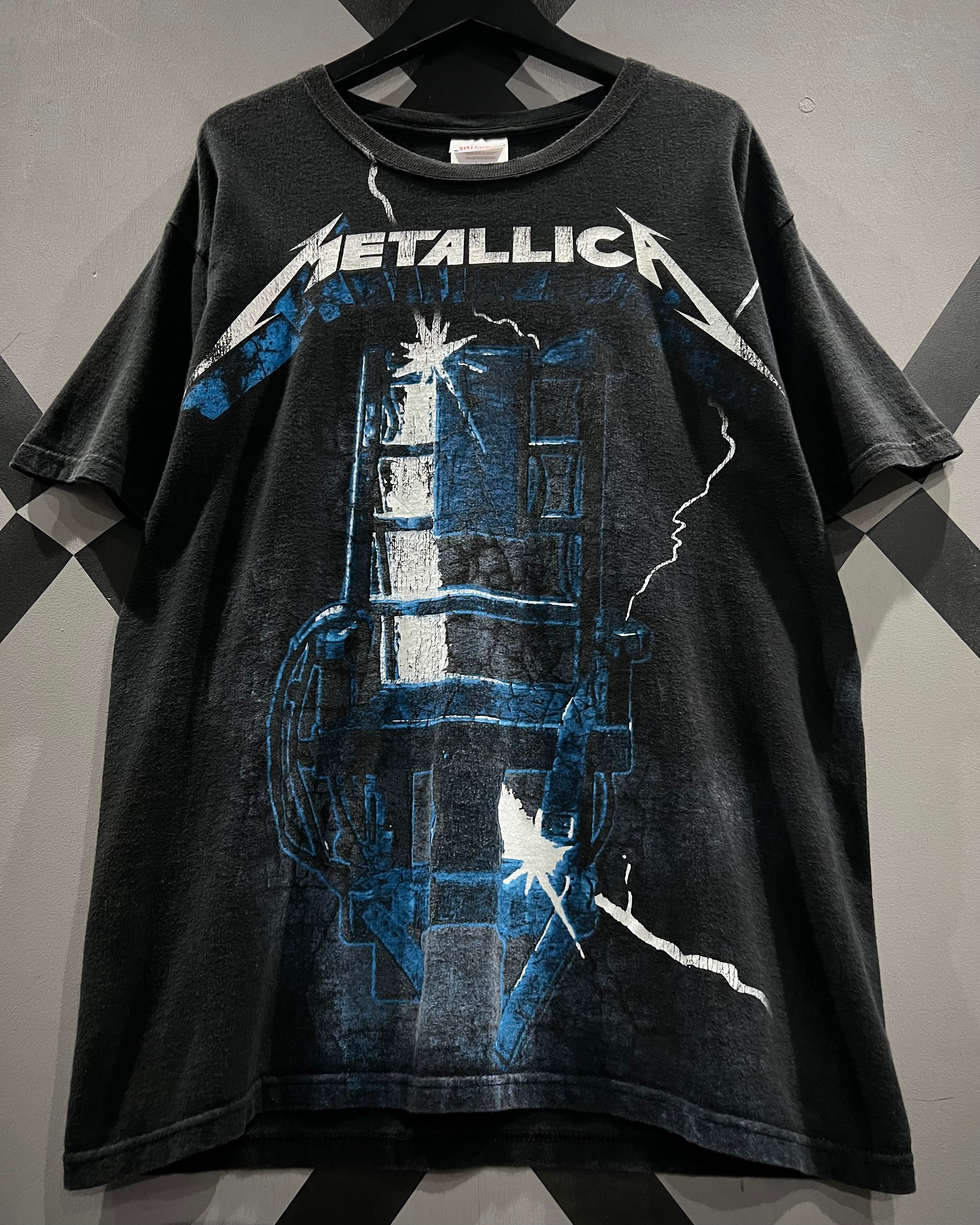 X VINTAGE】00's “METALLICA” “Ride The Lightning” Print Design T
