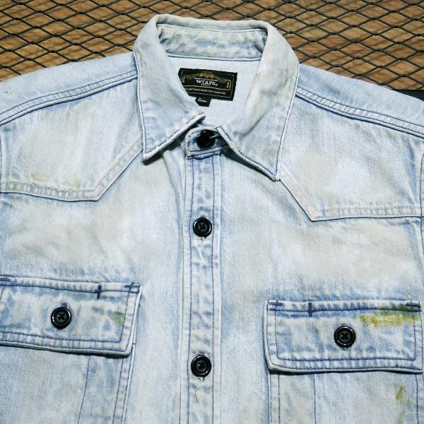 WTAPS 12AW ALLMAN/SHIRT.COTTON.DENIM 122GWDT-SHM07 サイズS ダブル