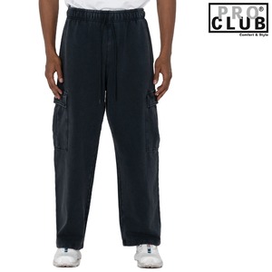 PRO CLUB / プロクラブ「Heavy Weight Vintage Wash Cargo Sweat Pants Black」