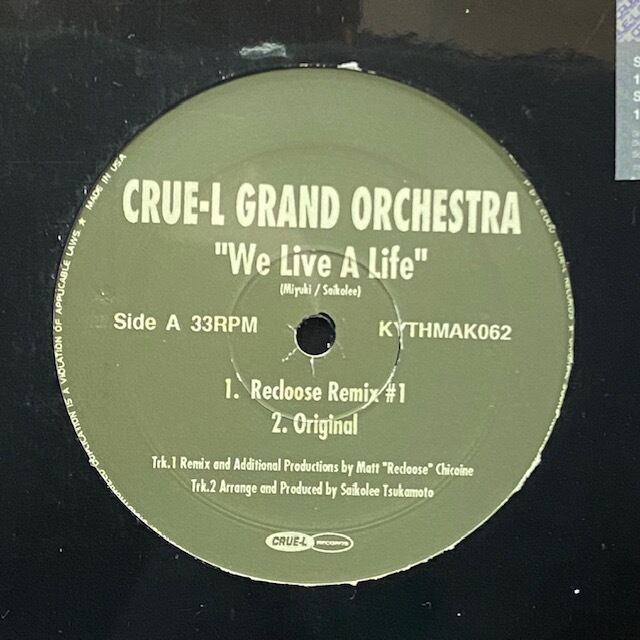 Crue-L Grand Orchestra – We Live A Life (Recloose Remix) YMR KINGKONG