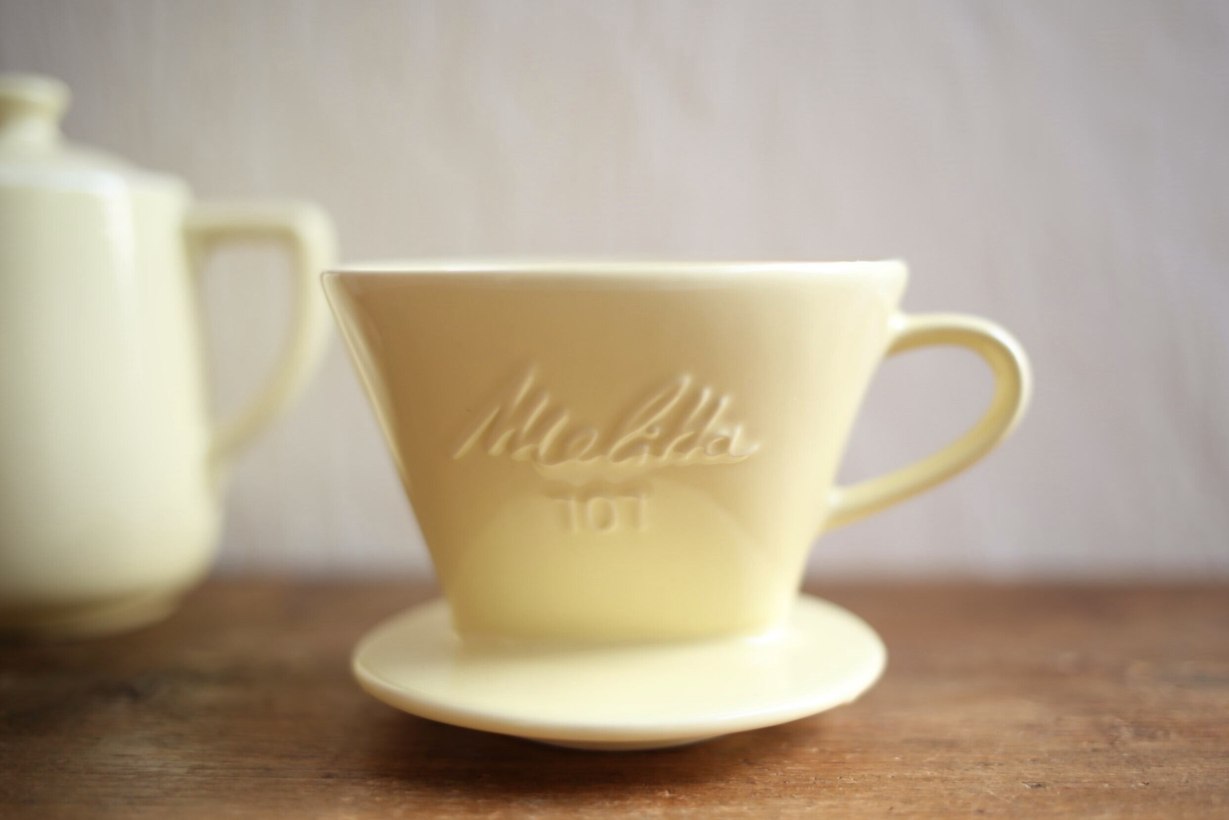 ドイツ ヴィンテージ Melitta 陶器製 ドリッパー&ポットセット 1～2人