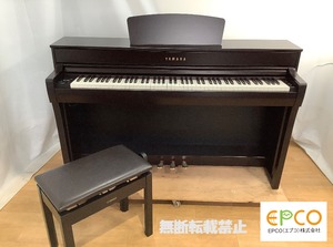 YAMAHA 電子ピアノ 黒ヘッドフォン付きCLP735R ☆48304【電子ピアノ】YAMAHA CLP735R 22年製 | リユース専門店