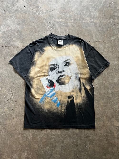 JOKER ジョーカー ブリーチ加工 リメイク Tシャツ L ブラック
