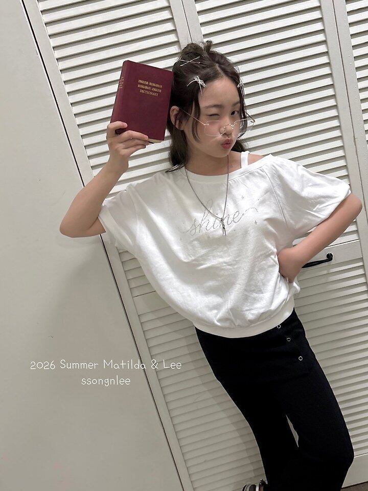 予約】matilda&Lee キュービックレタリングT tops 女の子 小学生