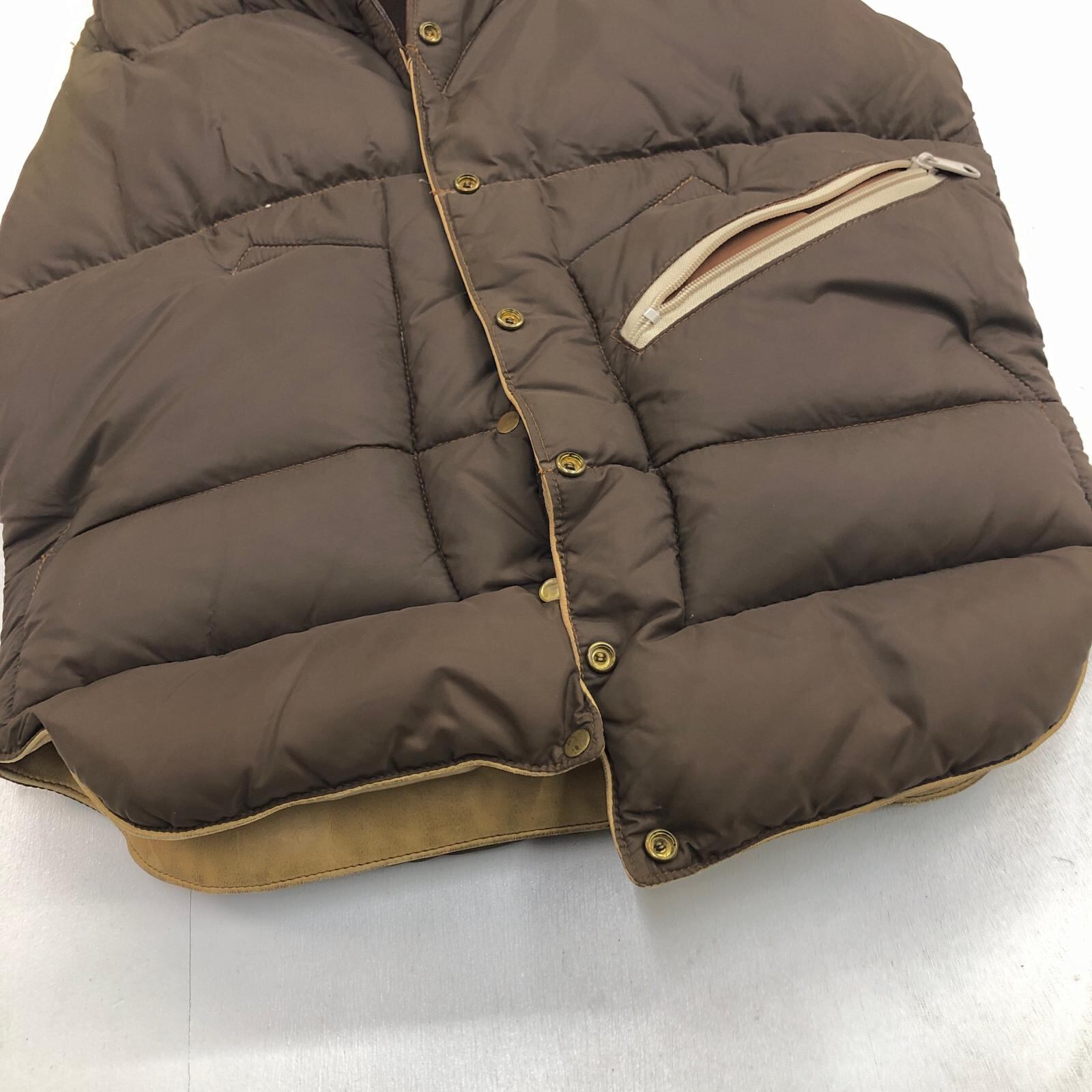 ROCKY MOUNTAIN ロッキーマウンテン 70年代 LDV LEATHER DOWN VEST
