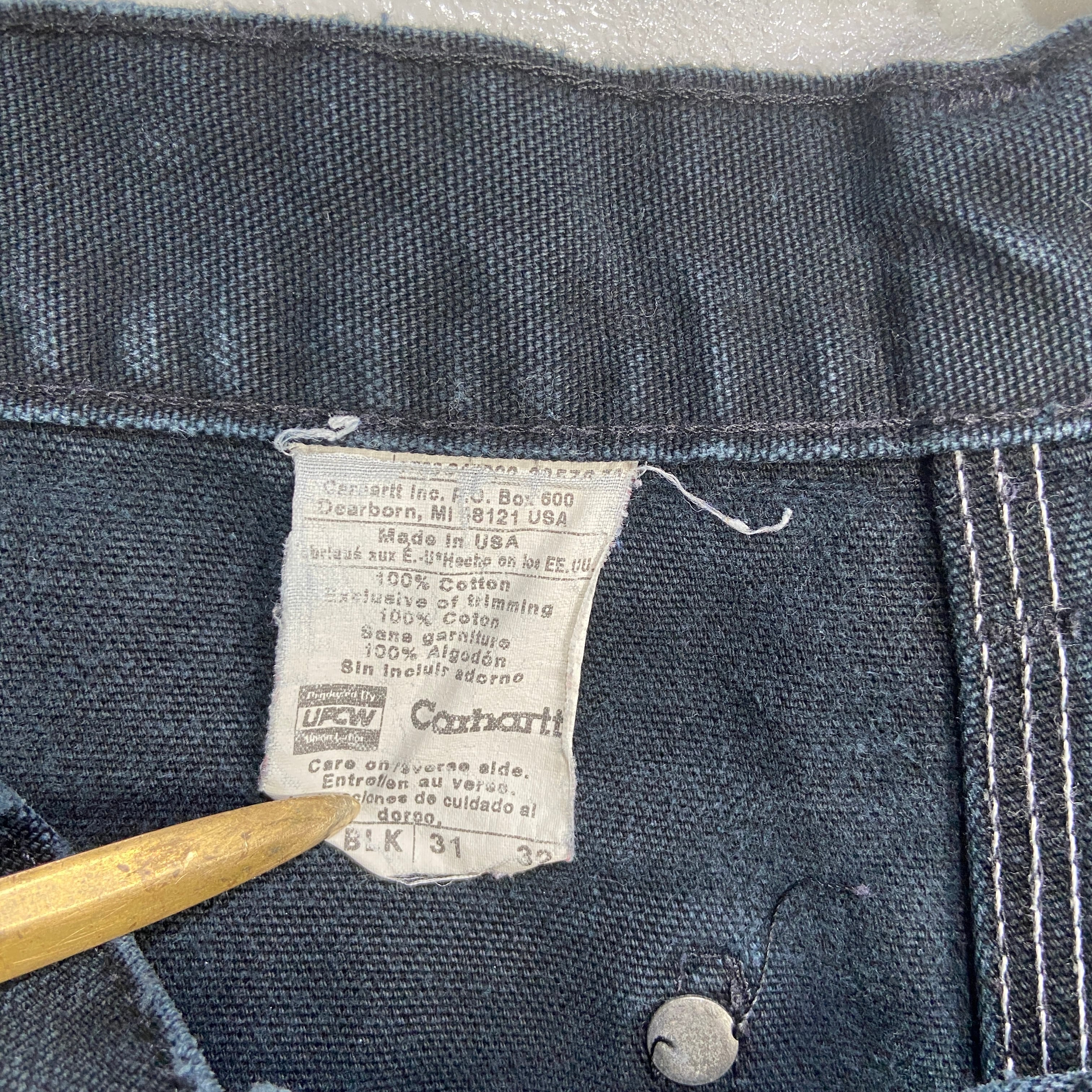USA製 carhartt カーハート ダブルニーダックペインターパンツ ワーク