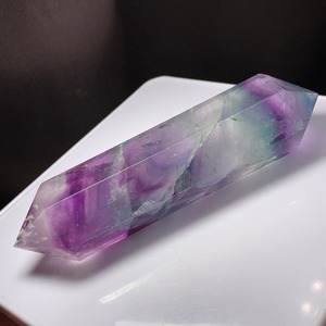 6.透明有☆可愛い色合いダブルターミネーテッドフローライトポイント