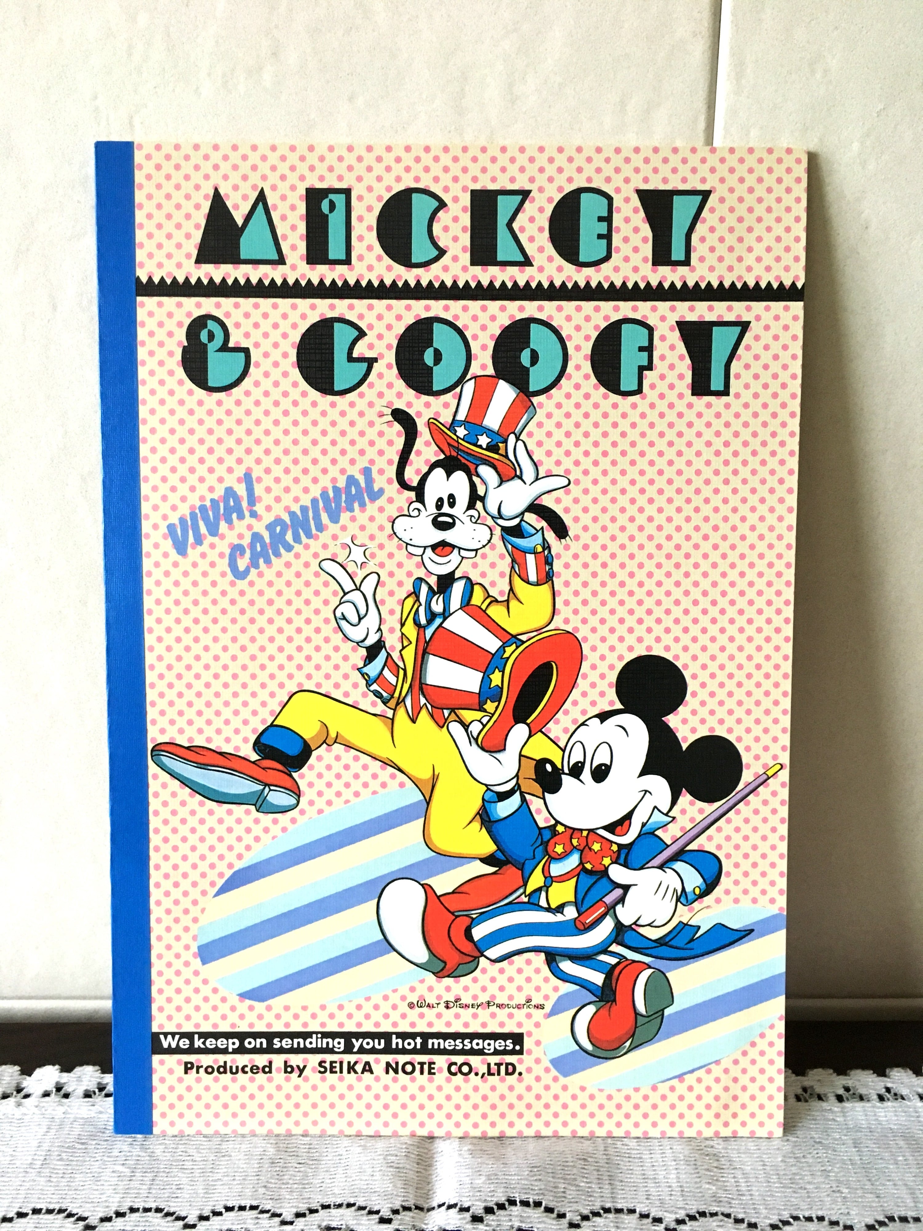昭和レトロ ❤︎ミッキーマウス❤︎ カーカセットフォルダー 未使用・未開封 レア レトロミッキー セイカノート | レトロ雑貨 チェリッシュ