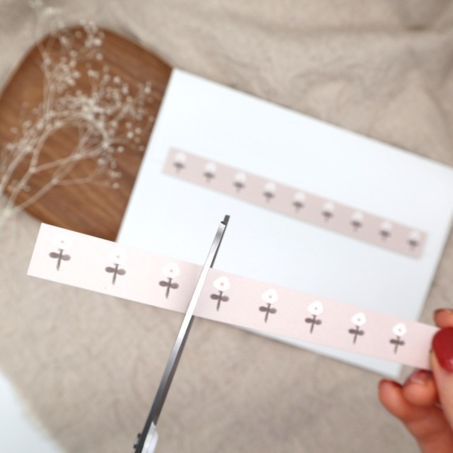 くまと小花のレターセット