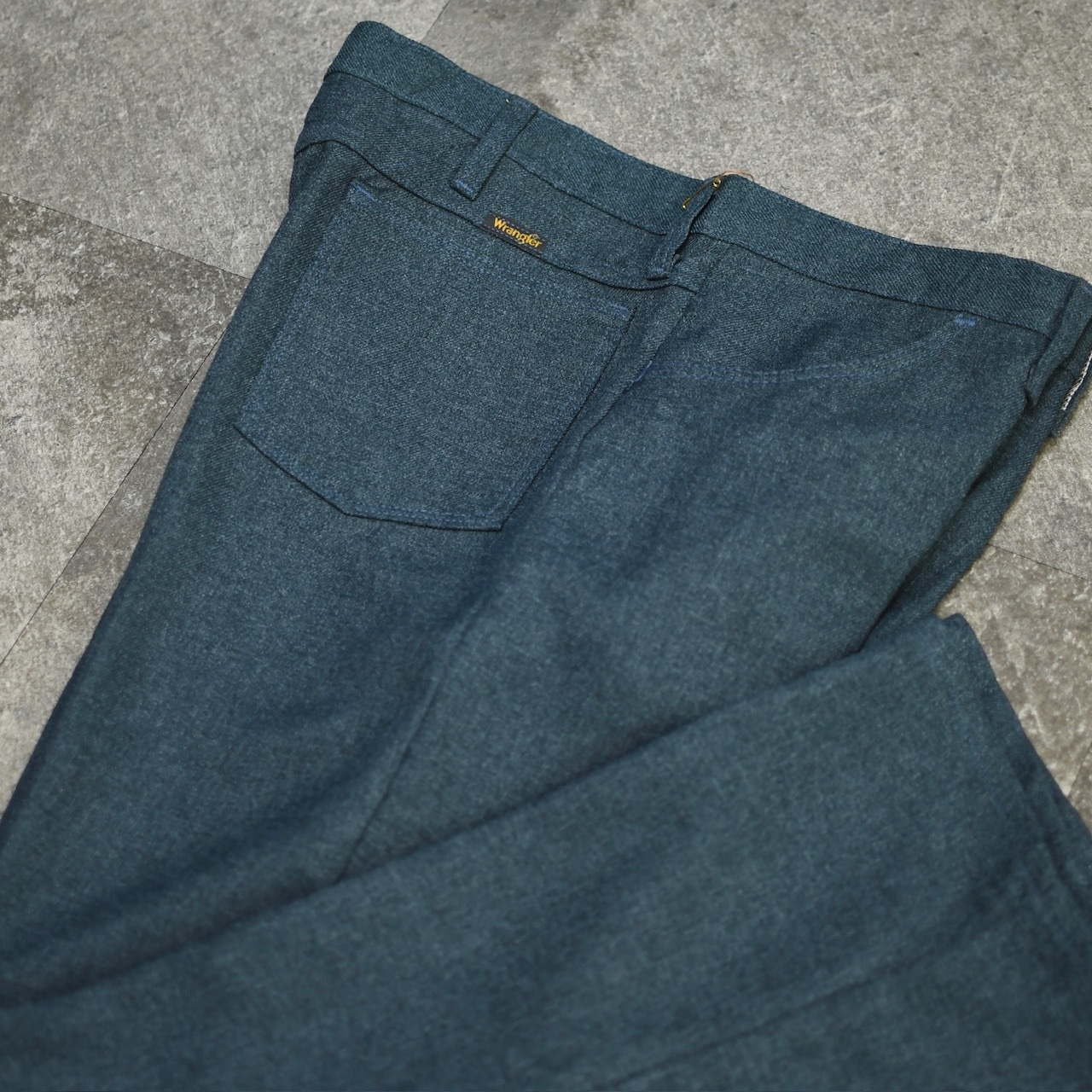 80's~ Wrangler launcher pants blue