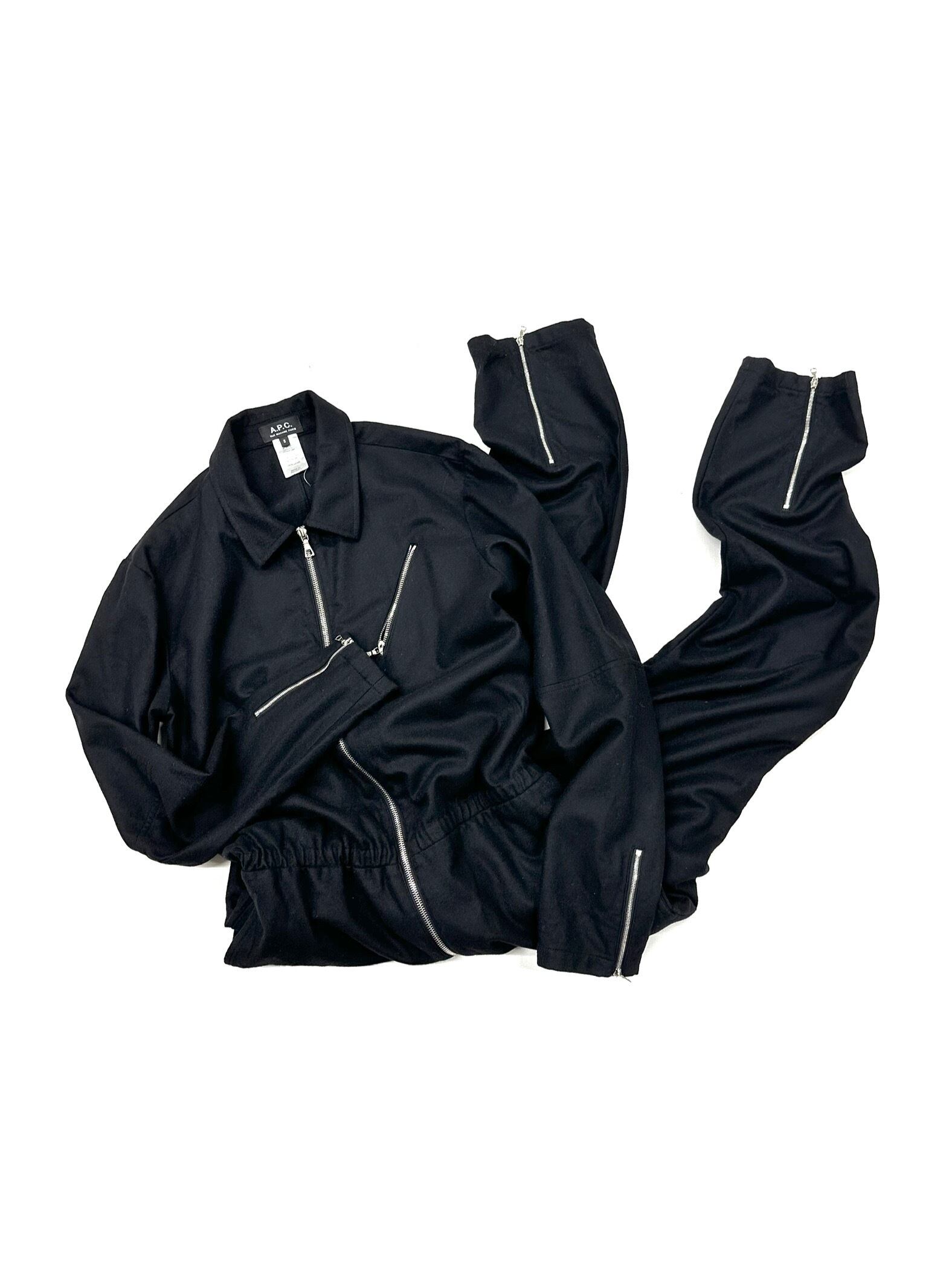 メンズ ISSEY MIYAKE フーデッドコート ダブル インターナルテープ