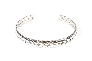 【316L blade bangle】 / SILVER