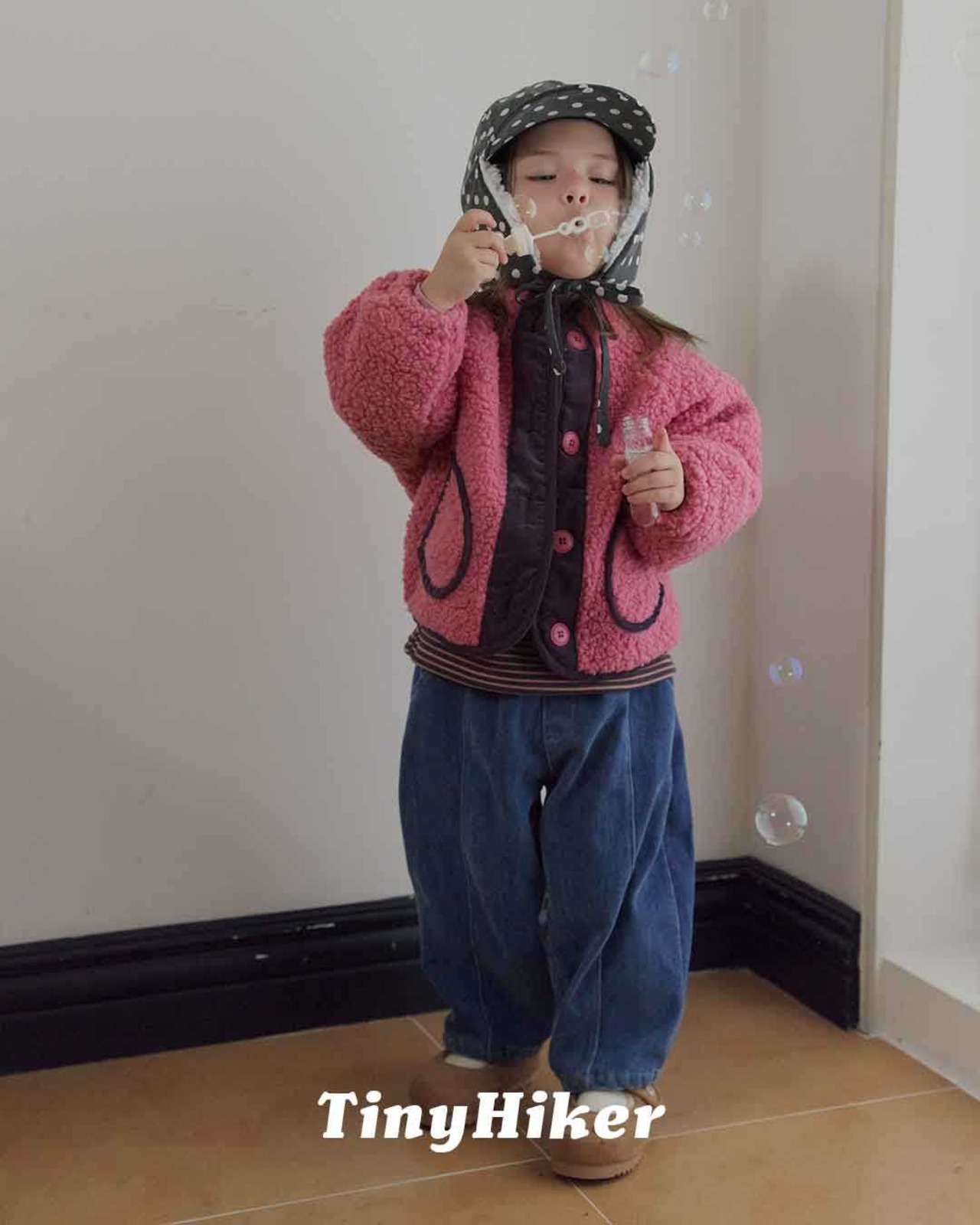 〖取寄〗韓国子供服 / 26winter / TinyHiker / メロナボアジャンパー / キッズ *XS~XL*
