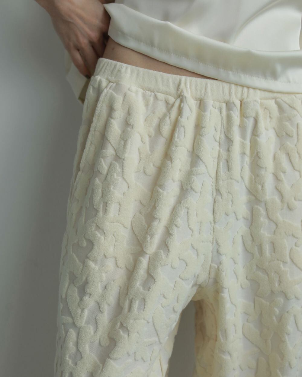 anuke(アンヌーク) Jacquard Rough Pants | サウスオレンジ｜メンズ