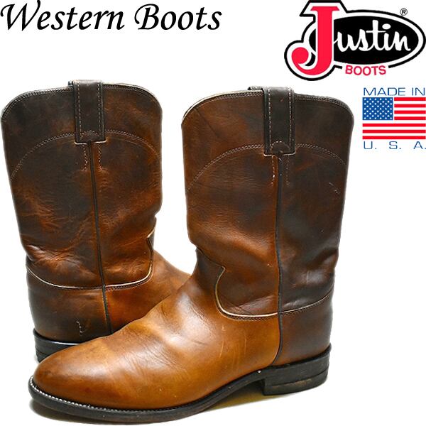 Justin boots ウエスタンブーツ　カウボーイブーツ