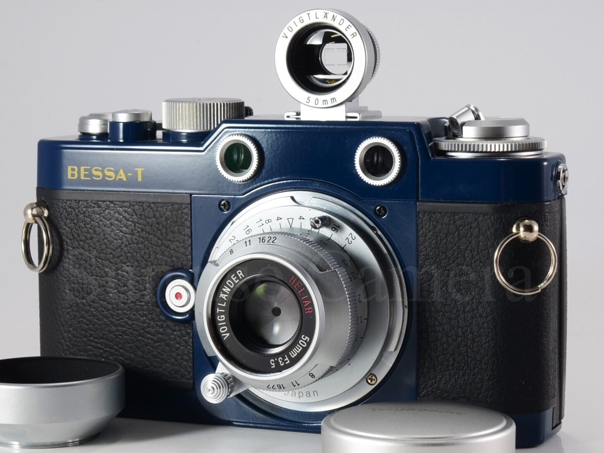 Voigtlander BESSA T HELIAR 101周年記念 ネイビーブルー 元箱付 