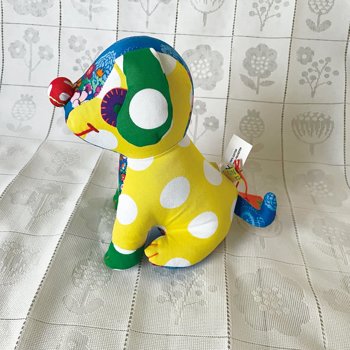 Ginger】パッチワーク ドッグ ぬいぐるみ | aruiteru | 歩いてる