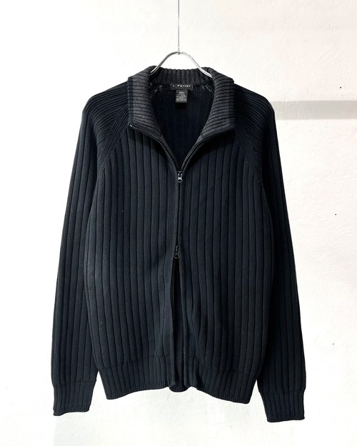 00s J.Ferrar Double-Zip Cotton Drivers Knit