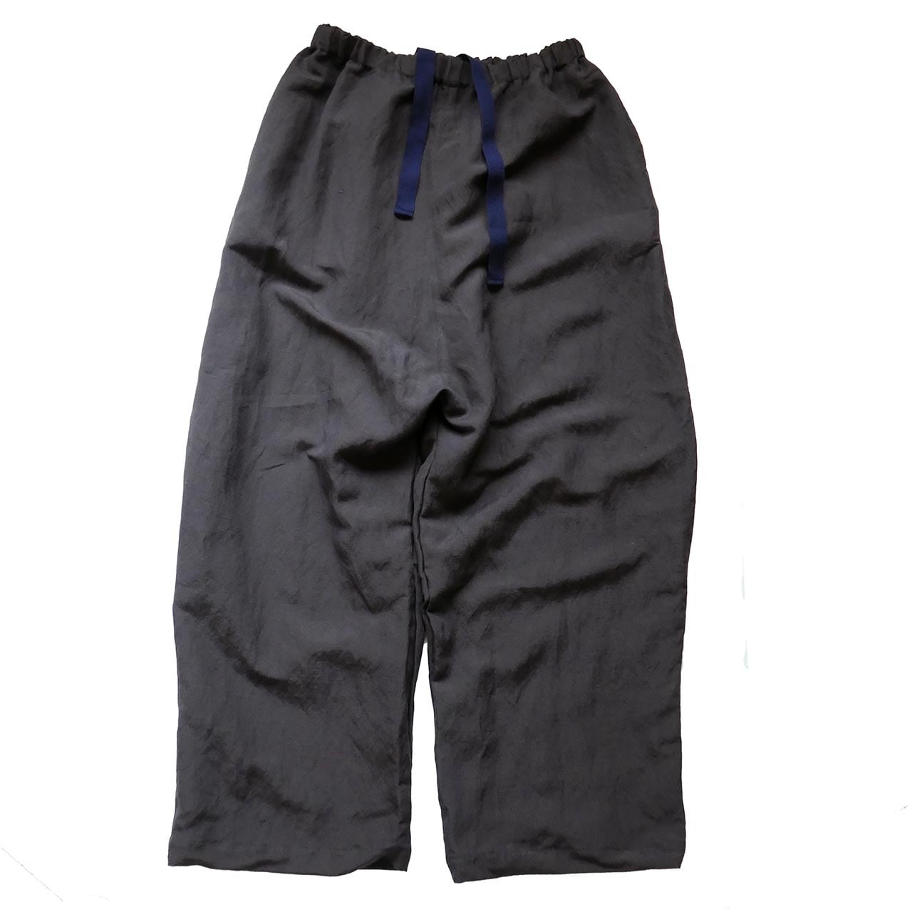 リネン／レーヨン ソフトサルエルパンツ | NAVY-YARD
