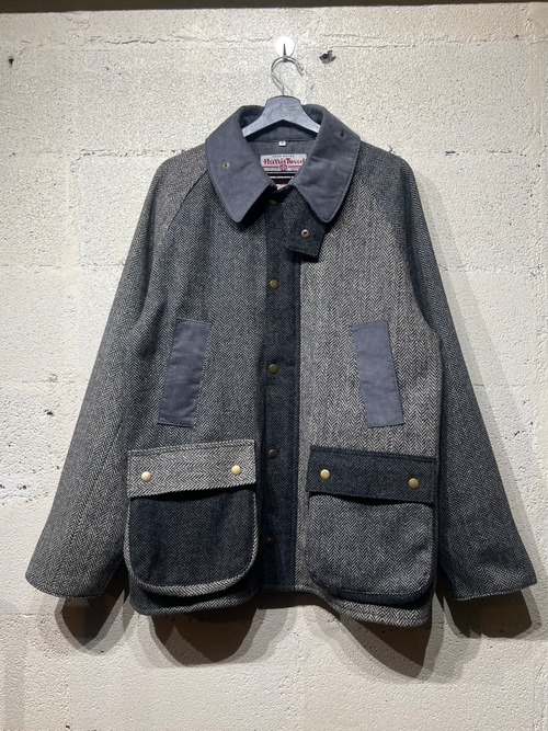 ca6 Harris Tweed Country Jacket サイズ3 GRAY