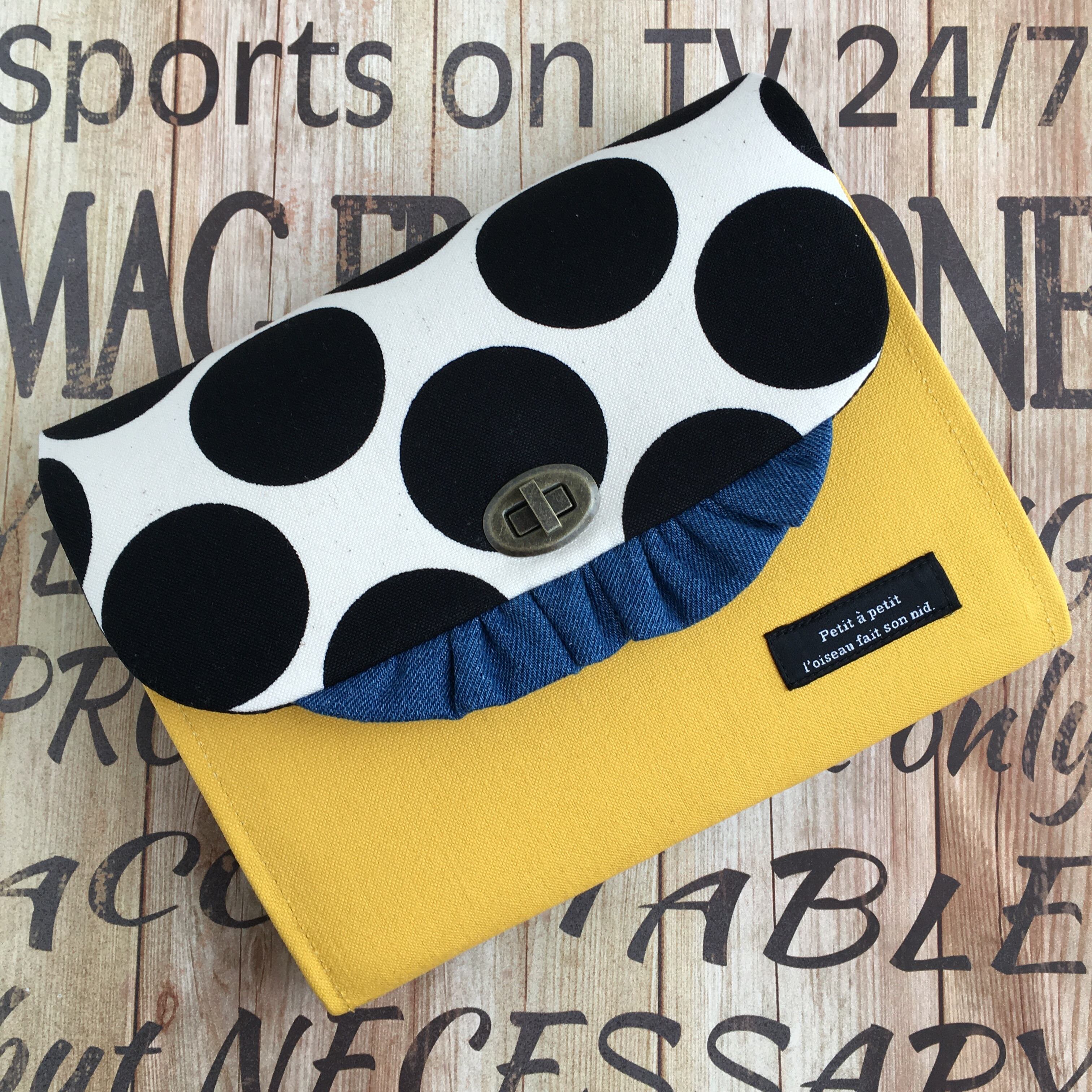 2 4人用母子手帳ケースsサイズ ひまわりイエロー Kimmy キミー