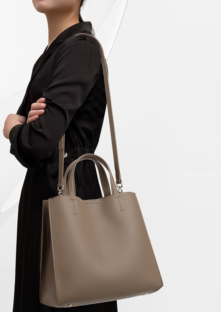 上質レザー3WAY対応大容量トートバッグ|日常＆通勤に最適 | miochic