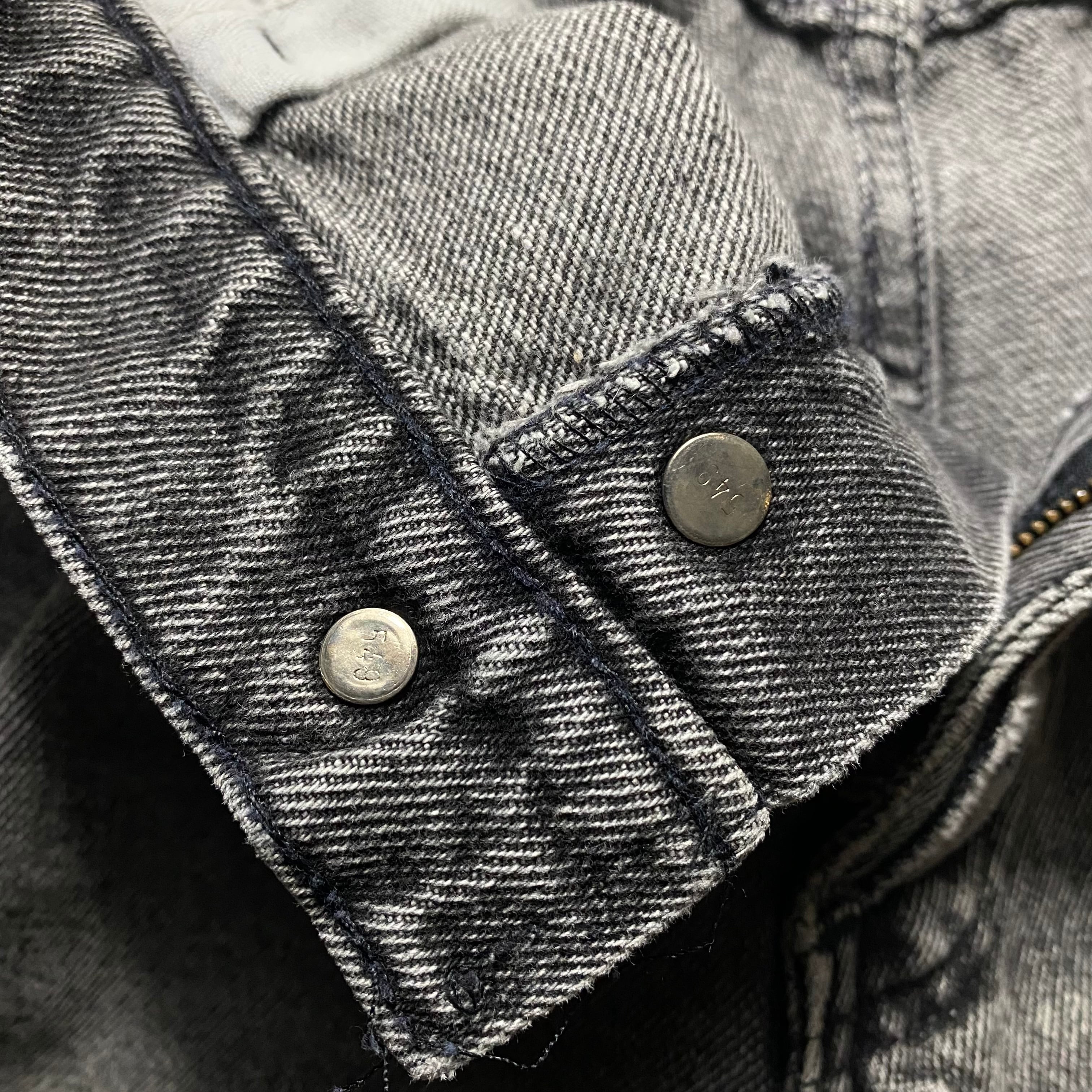 LEVI'S “SILVER TAB” fade black denim pants made in USA LEVI'S “SILVER TAB” fade black denim pants made in USA