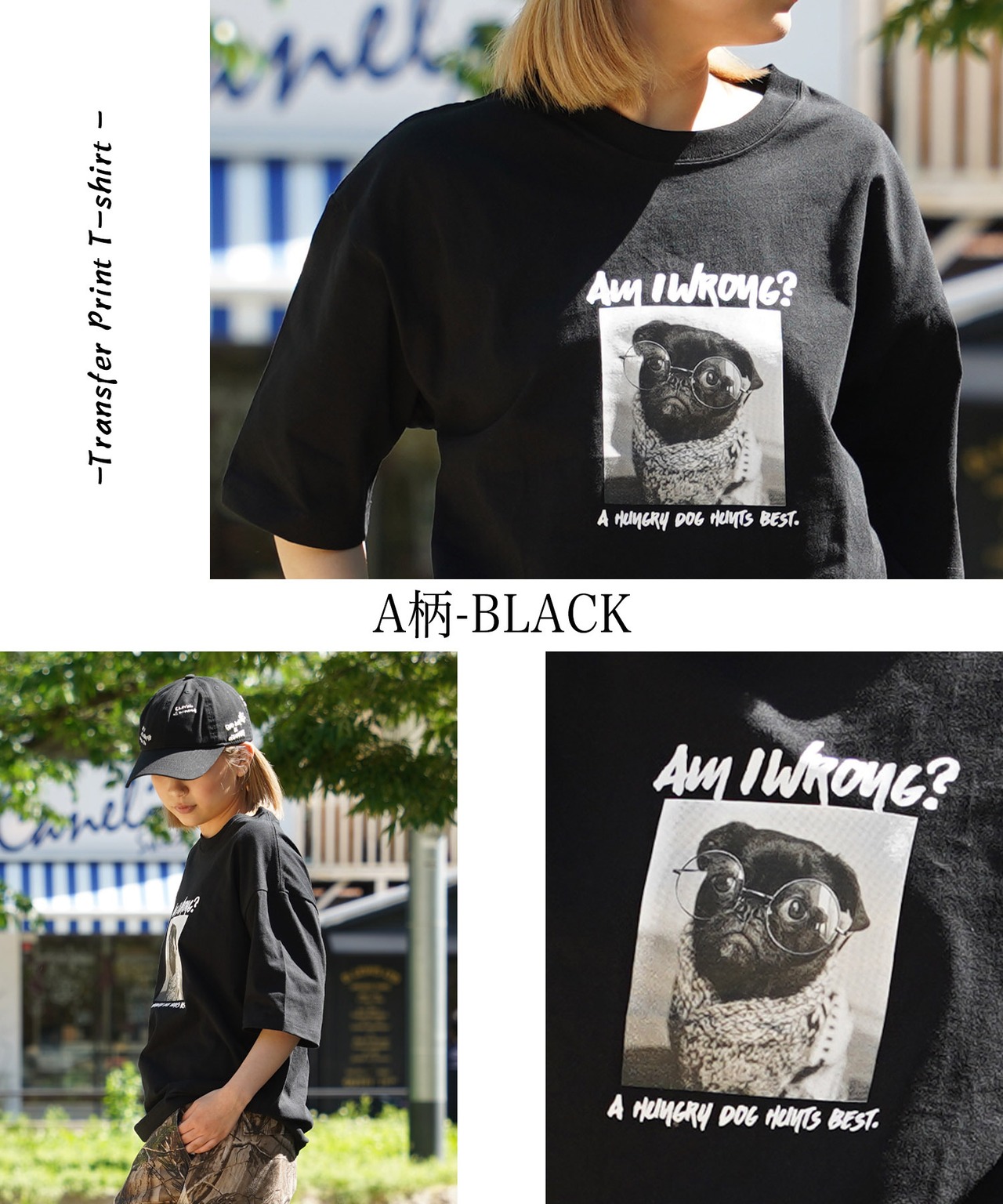 ＼SALE／◆転写プリントTシャツ◆bs-23104-42