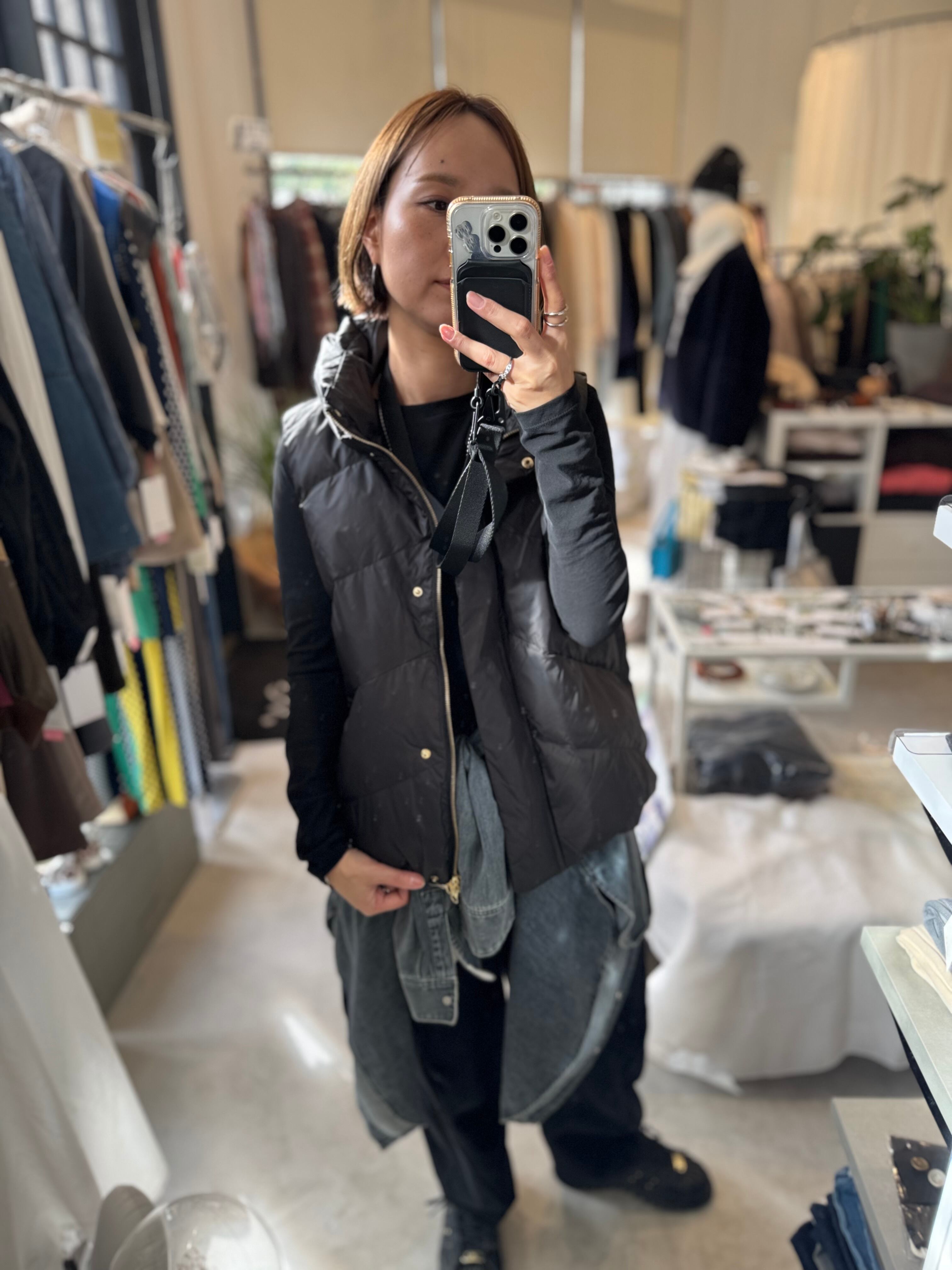 SELECT】ボリュームカラーダウンベスト 32-0147 | MIEL select shop
