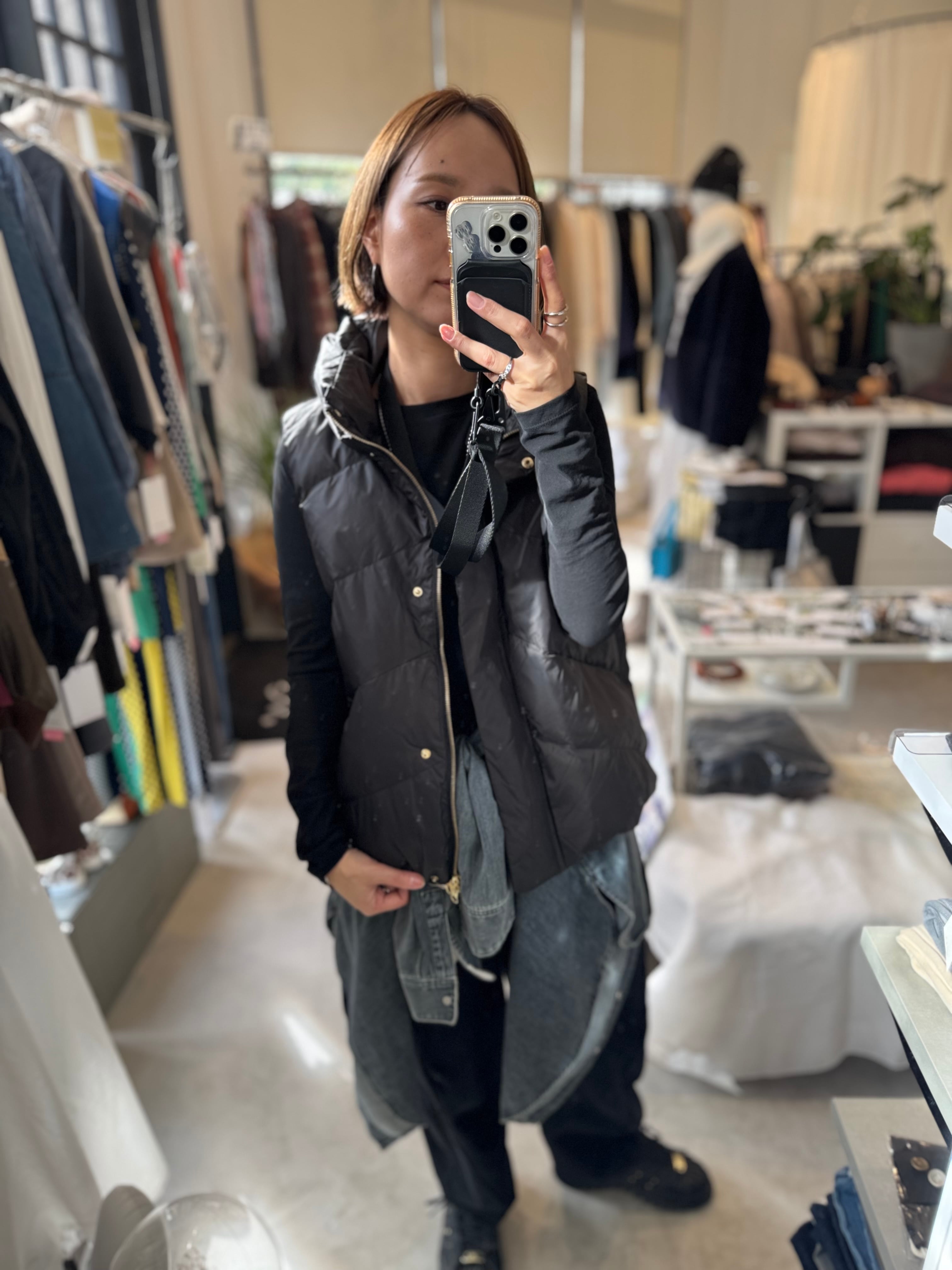 【SELECT】ボリュームカラーダウンベスト 32-0147