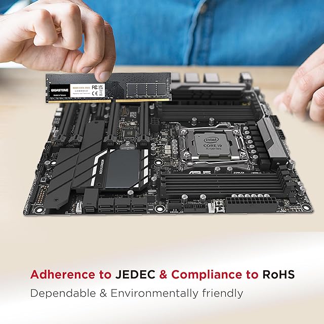 メモリ DDR4】GIGASTONE 16GBx2枚 (32GB Kit) DDR4 2666MHz (2400MHz