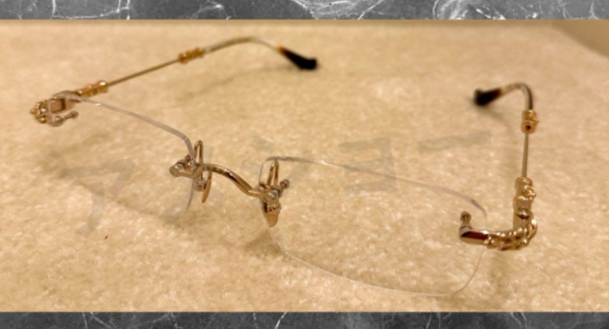 CHROME HEARTS クロムハーツ リムレス アイウェア 縁無しメガネ