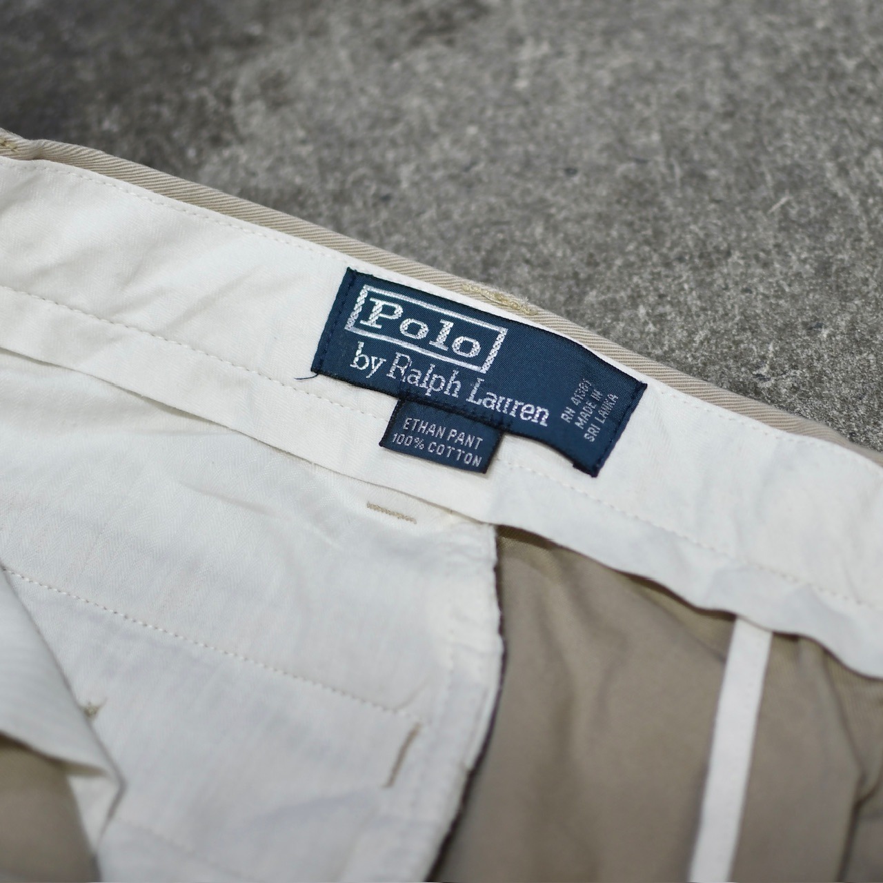 POLO RALPH LAUREN ETHAN PANT 2tuck chino pants