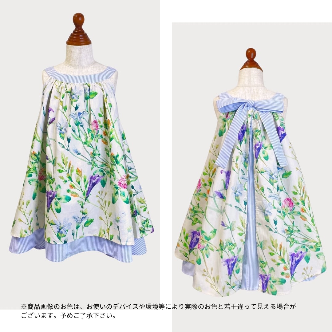 サンドレス 】Little s.t. by s.t.closet 春 夏 ワンピース 花柄 小花