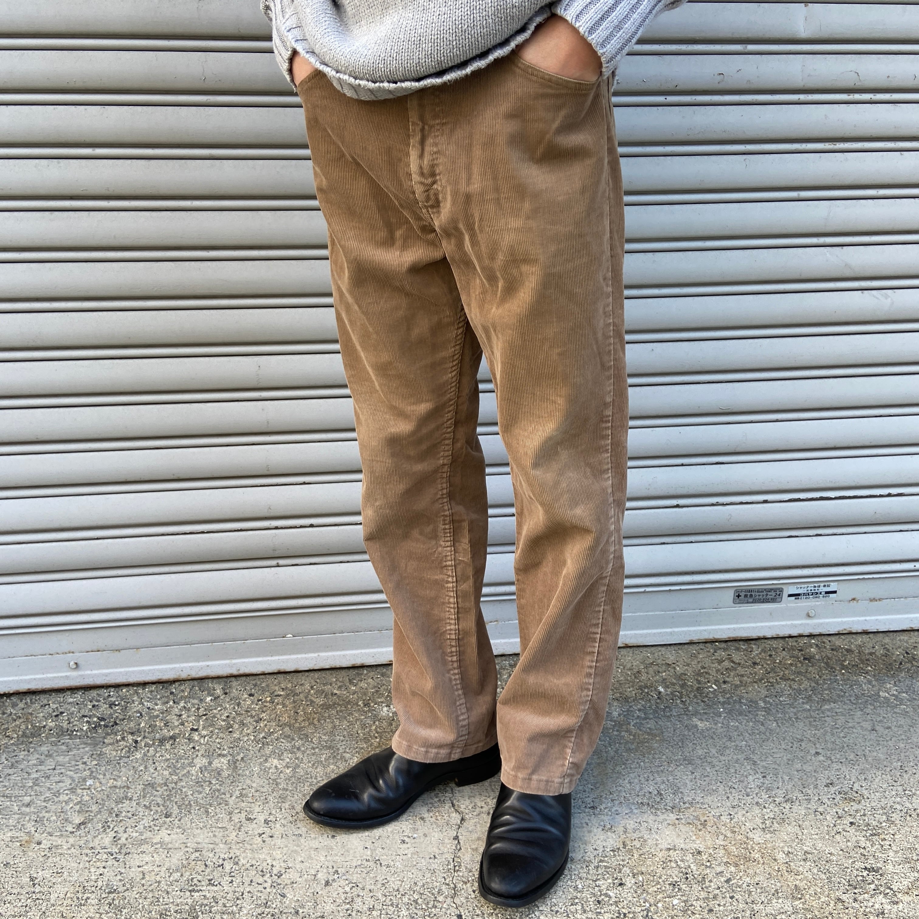 80s USA製 リーバイス 519 コーデュロイパンツ W34L30スコービル 80s USA製 リーバイス 519 コーデュロイパンツ W34L30スコービル